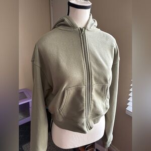 Ardene Cropped Zip-up Hoodie